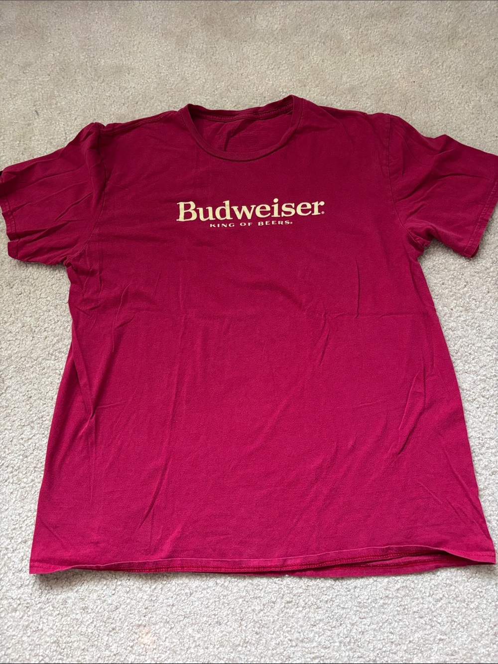 Budweiser Red Short-Sleeve Logo Tee